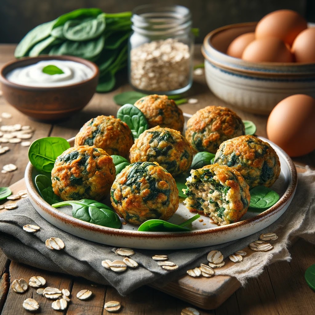 SnackSavy Series | Wholesome Bites for Every Craving: Spinach and Oatmeal Bites